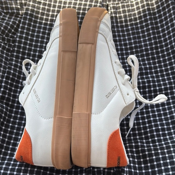 French Connection White and Orange Sneakers - Picture 5 of 7